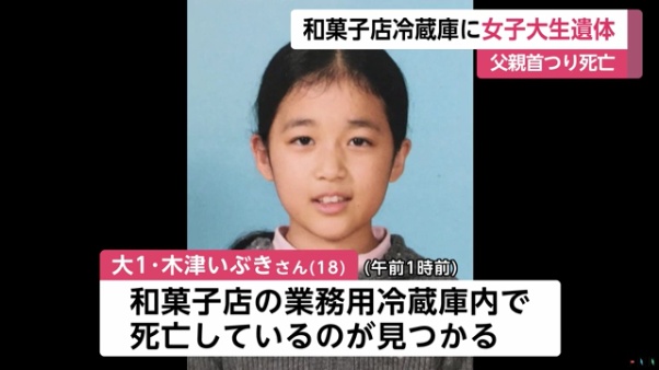 木津いぶきさんの父親の遺体が発見される 江戸川和菓子店殺人事件