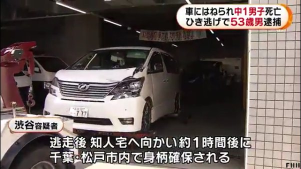 渋谷博容疑者の車