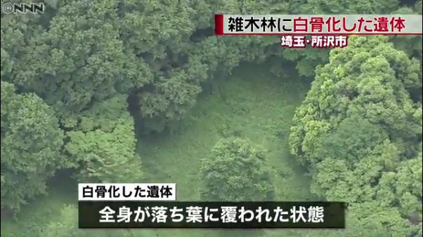 埼玉県所沢市の「トトロの森」に白骨化した遺体
