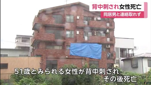 板橋区徳丸のマンション「ニューハイム徳丸」で51歳の女性が刺され死亡 同居の36歳の夫が行方不明