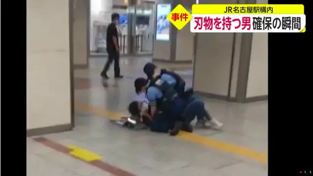 Jr名古屋駅のコンコースに刃物男 銃刀法違反で現行犯逮捕 ケガ人なし Twitterに現地の様子