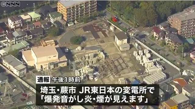 現場は蕨市塚越4丁目の「蕨交流変電所」