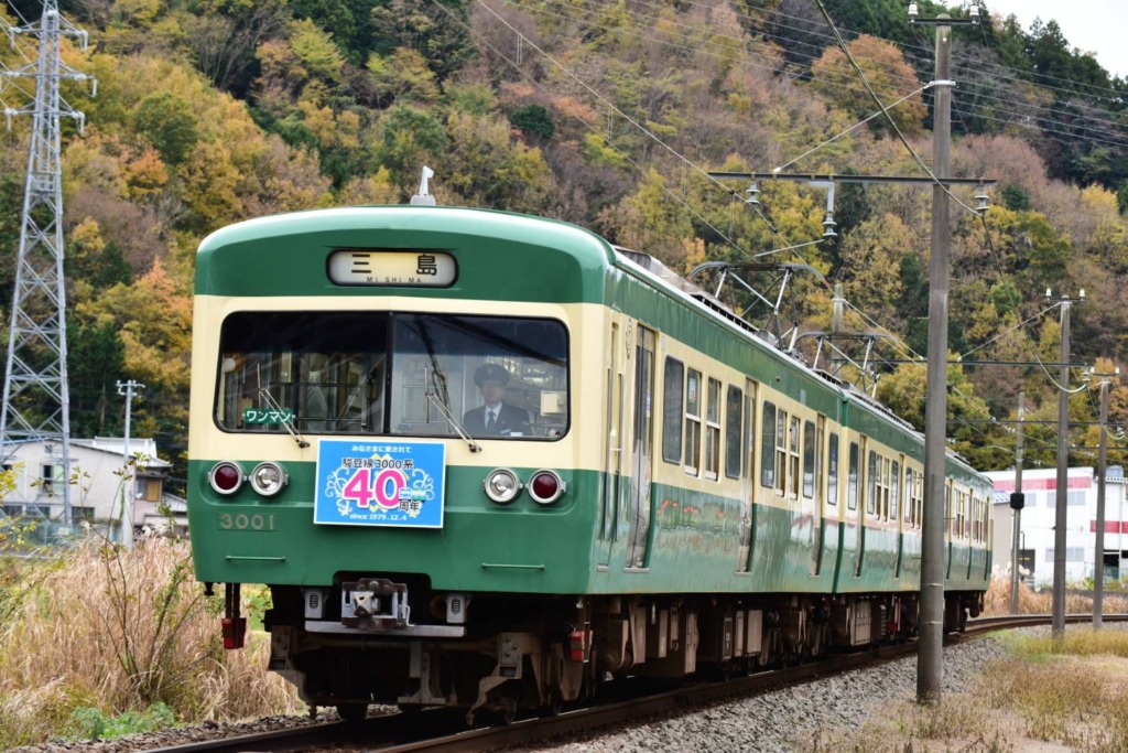 現場は三島市内を走行中の伊豆箱根鉄道駿豆線
