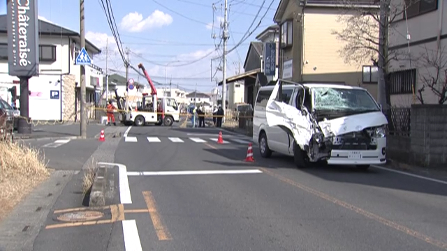 現場は川口市安行西立野の県道161号