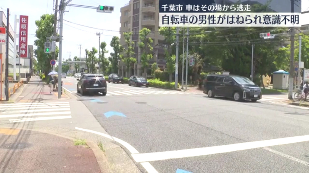 警察はひき逃げ事件として逃げた車の行方を追う