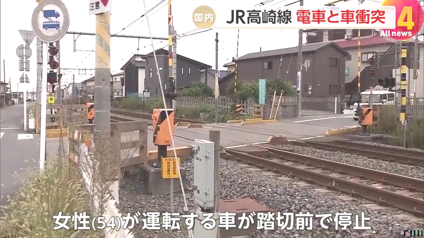 現場はJR高崎線の鴻巣駅-北鴻巣駅間の踏切