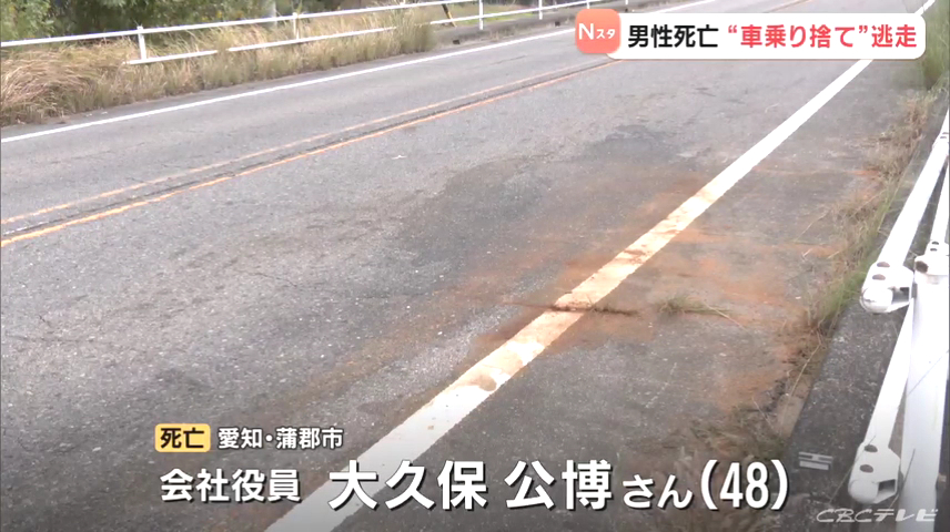 西尾市西幡豆町の国道247号で軽トラックと軽乗用車が正面衝突 軽トラックの大久保公博さんが死亡 軽乗用車の運転手は逃走