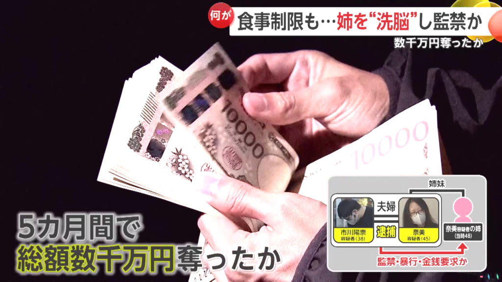 5カ月間で数千万円を奪う