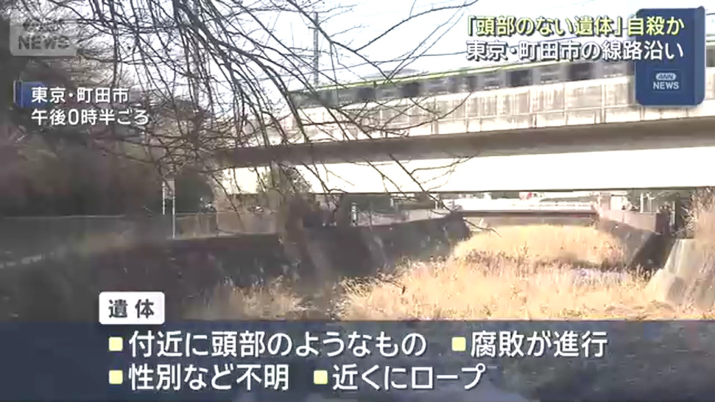 現場は町田市森野のJR横浜線の線路