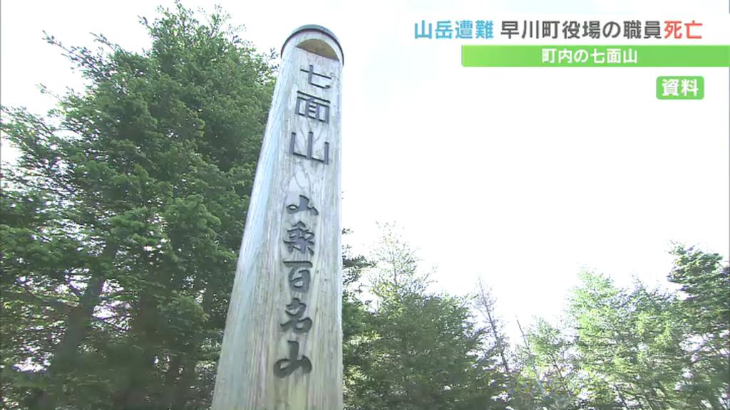 現場は早川町雨畑の七面山