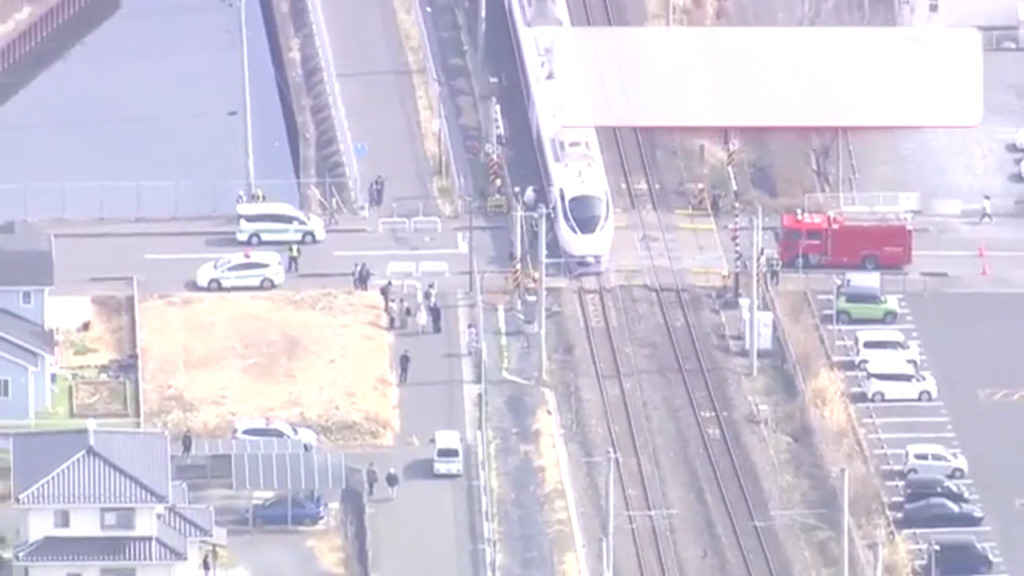 現場は常磐線の内原駅近くの踏切