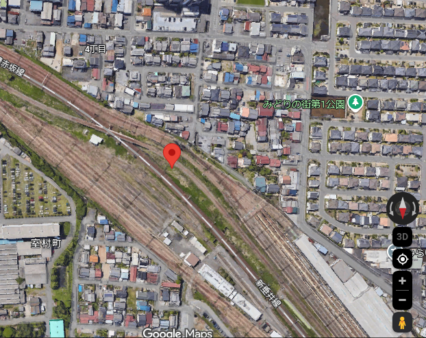 現場はJR東海道線・大垣駅の敷地内