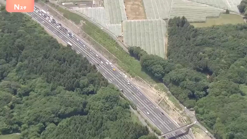 現場は東北道下り 鹿沼ICと宇都宮ICの間