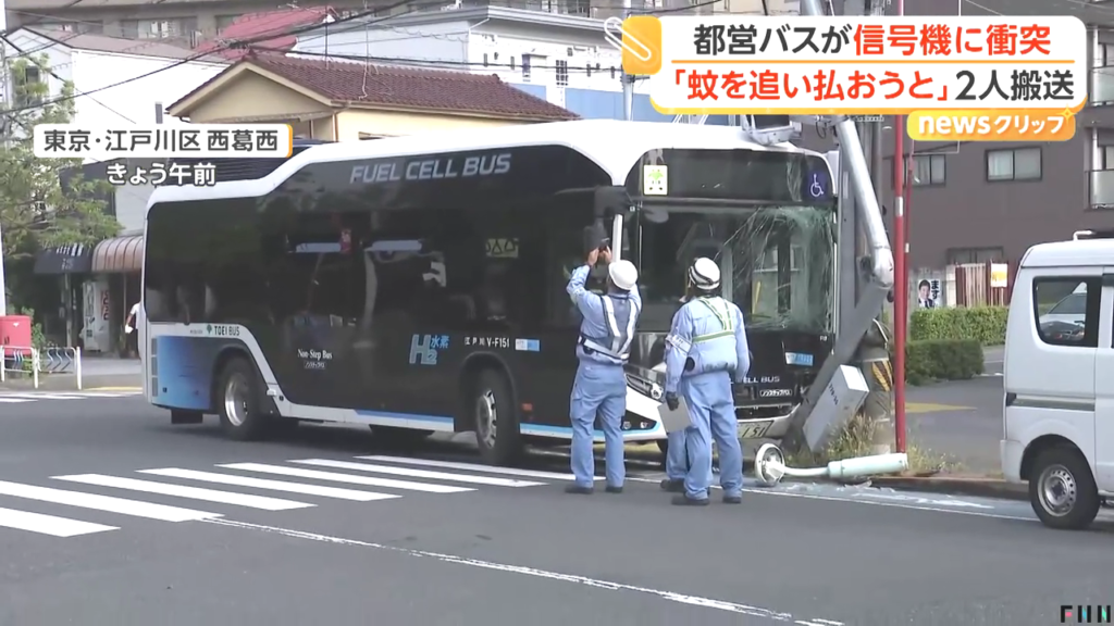 現場は江戸川区西葛西の「虹の広場通り」
